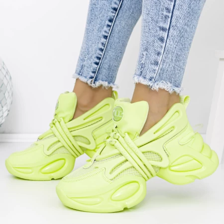 Frauen -Sneaker 3WL78 Green Mei