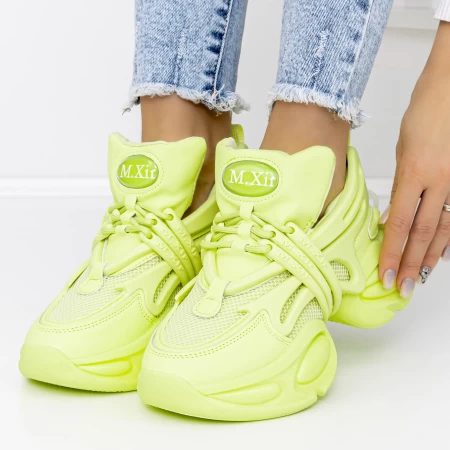 Frauen -Sneaker 3WL78 Green Mei