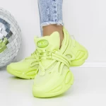Frauen -Sneaker 3WL78 Green Mei