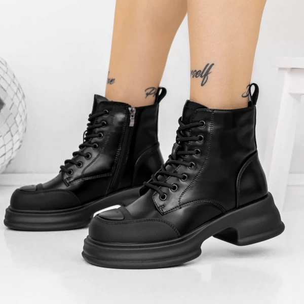 Frauenstiefel mit Pelz 3WL127 Black | Mei