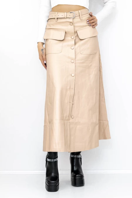 Frauenrock MC9373 Beige Kikiriki
