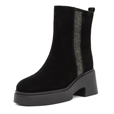 Frauenstiefel mit Pelz 1182-1r schwarz | Gebildet