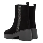 Frauenstiefel mit Pelz 1182-1r schwarz | Gebildet