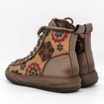 Frauenstiefel im Spring-Auto 5866 Pfirsich | Gebildet