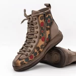 Frauenstiefel im Spring-Auto 5866 Pfirsich | Gebildet