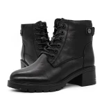 Frauenstiefel im Frühling-Jessień 25221 Black | Gebildet