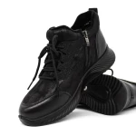 Frauenstiefel im Spring-Auto M11770 Black | Gebildet