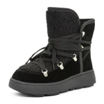 Frauenstiefel mit Pelz 1395-31e schwarz | Franco Gerardo
