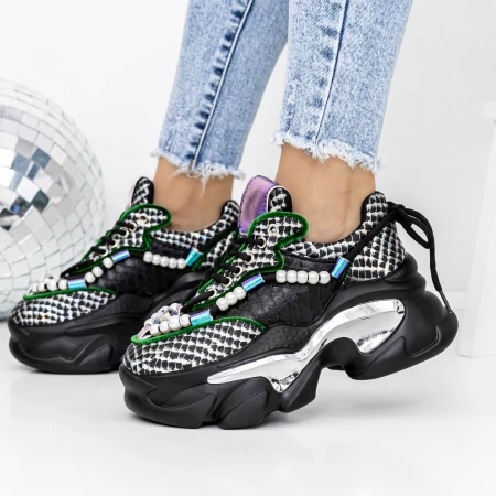 Sportschuhe auf der 3WL73 Black Platform Mei