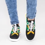 Herren Sportschuhe 9902-2 Schwarz-Yellow Mei