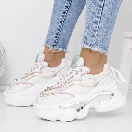 Sportschuhe auf der 3WL73 Pink -Plattform Mei