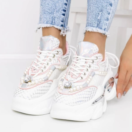 Sportschuhe auf der 3WL73 Pink -Plattform Mei