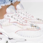 Sportschuhe auf der 3WL73 Pink -Plattform Mei