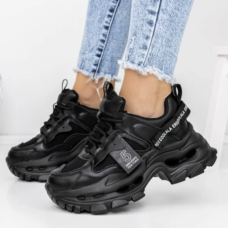 Sportschuhe auf der 3WL107 -Plattform Black | Mei