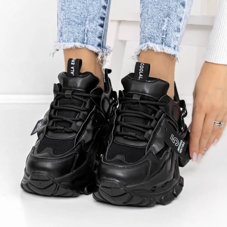Sportschuhe auf der 3WL107 -Plattform Black | Mei