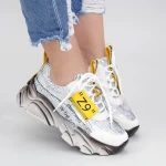 Sportschuhe auf der SZ260 White-Yellow-Plattform Mei