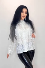 Frauen C9647 Hemd weiß | Kikiriki