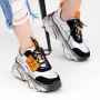 Sportschuhe auf der Schwarz-Orange-Plattform SZ260 Mei