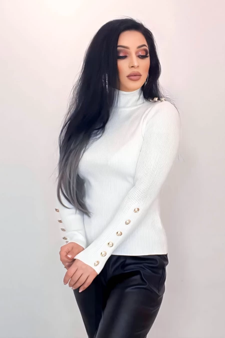 Frauen Sweatshirt MCY03542 Weiß | Kikiriki
