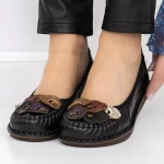 Ballerinas 6630 Black Gebildet