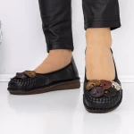 Ballerinas 6630 Black Gebildet