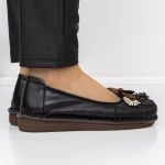 Ballerinas 6630 Black Gebildet