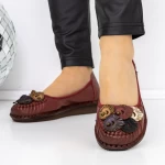 Ballerinas 6630 Rot Gebildet