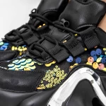 Sportschuhe auf der schwarzen Plattform 3WL72 Mei