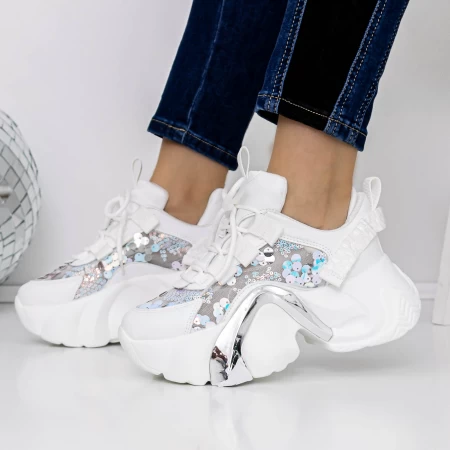 Sportschuhe auf der 3WL72 -weißen Plattform Mei