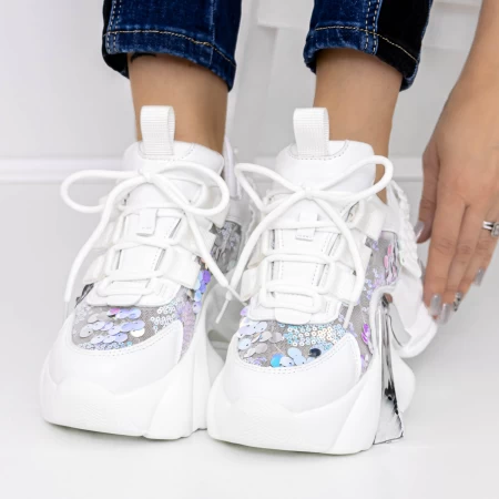 Sportschuhe auf der 3WL72 -weißen Plattform Mei