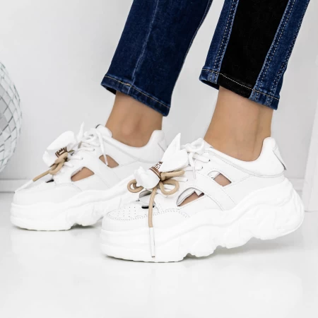 Frauen -Sneaker 3WL76 Weiß Mei