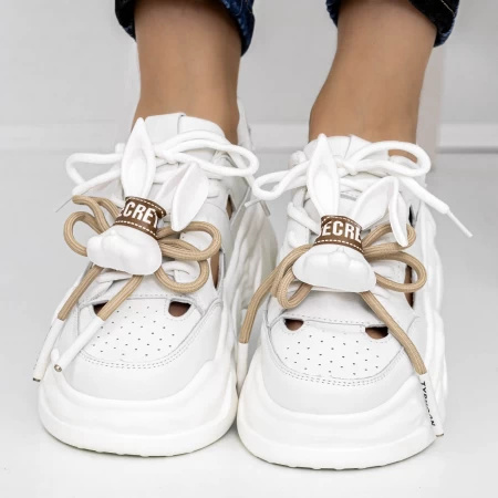Frauen -Sneaker 3WL76 Weiß Mei
