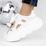Frauen -Sneaker 3WL76 Weiß Mei