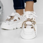 Frauen -Sneaker 3WL76 Weiß Mei