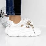 Frauen -Sneaker 3WL76 Weiß Mei