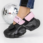 Frauen -Sneaker 3WL77 Schwarz Mei