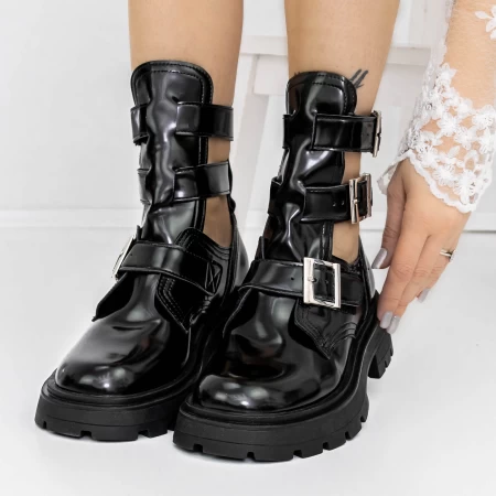 Frauenstiefel im Frühjahr im Frühjahr 3WL91 Black | Mei