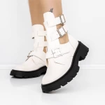 Frauenstiefel im Frühling-Jesień 3wl91 White | Mei