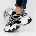 Frauen -Sneaker 3WL106 Schwarz Mei