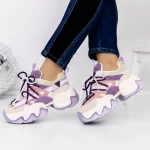Frauen -Sneaker 3WL106 Lila Mei
