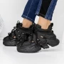 Frauen -Sneaker 3WL120 Schwarz Mei