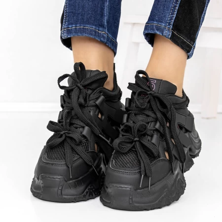 Frauen -Sneaker 3WL120 Schwarz Mei
