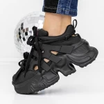 Frauen -Sneaker 3WL120 Schwarz Mei