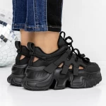Frauen -Sneaker 3WL120 Schwarz Mei