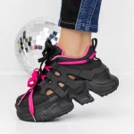 Frauen-Sneaker 3WL120 Black Pink | Mei
