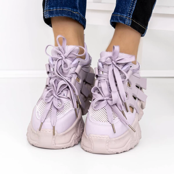 Frauen -Sneaker 3WL120 Purpur Mei