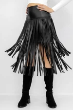 Frauenrock F6774 Black | Kikiriki