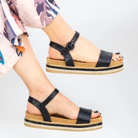 Frauen wt006 Sandalen schwarz Mei