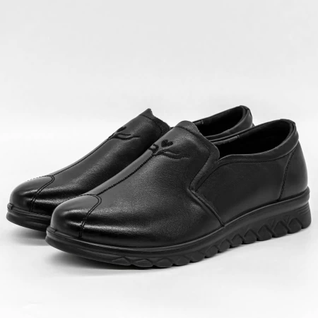 Frauenschuhe jeden Tag 18009 schwarz Gebildet