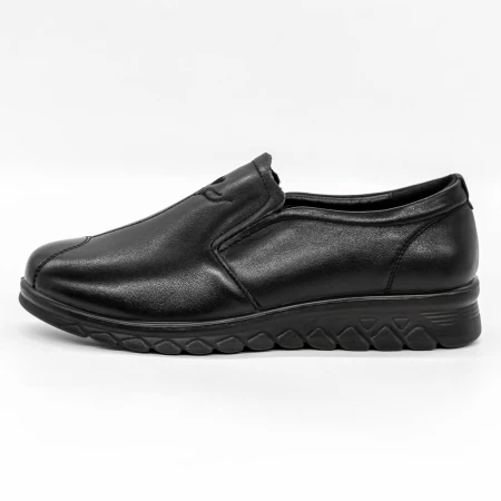 Frauenschuhe jeden Tag 18009 schwarz Gebildet
